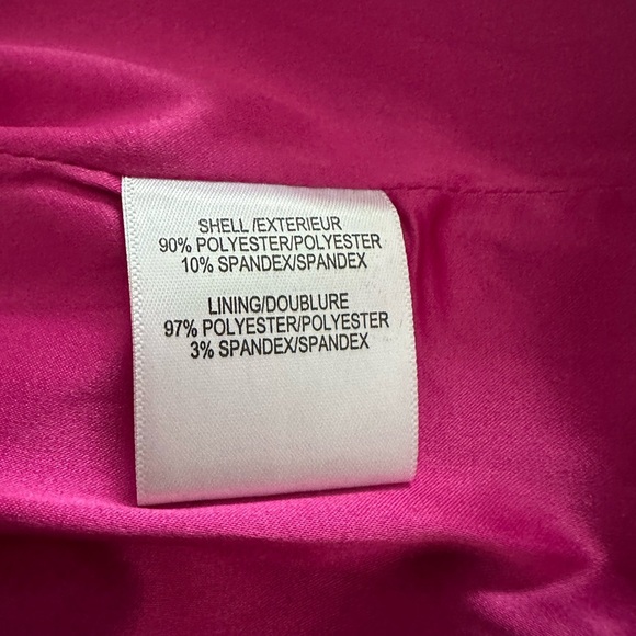 Belle by Badgley Mischka Magenta Ruffle Sleeve Mini Dress - Picture 11 of 12